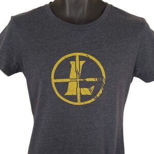 Leupold T Shirt Womens Size Medium Gray Hunting Scopes Military Law Enforcement